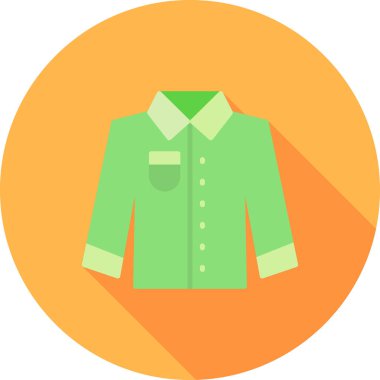 Gömlek. Web simgesi basit illüstrasyon