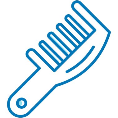 Saç tarağı. Web simgesi