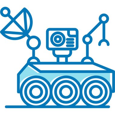 robot ikon vektör illüstrasyonu