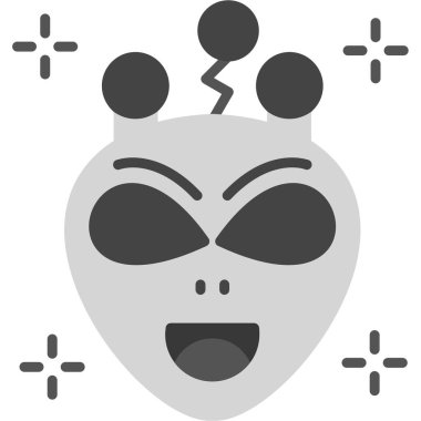 Şeytan. Web simgesi basit illüstrasyon