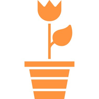 bitki simgesi vektör illüstrasyonu