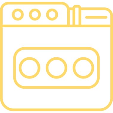 Modern b 'nin vektör illüstrasyonu eksik simgesi