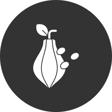 Bir ağaç simgesinin vektör illüstrasyonu