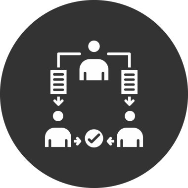 İş adamı ikonu. Beyaz arkaplanda izole edilmiş web tasarımı için iş insanlarının basit illüstrasyon vektör simgesi