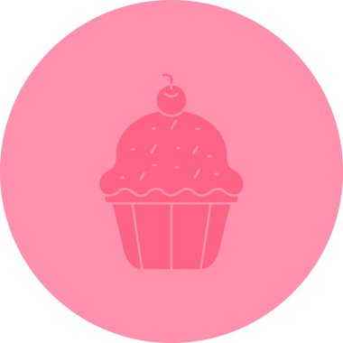 Tatlım. Web simgesi düz illüstrasyon