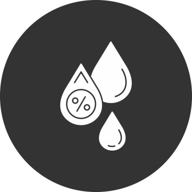 damla simgesi, vektör illüstrasyonu