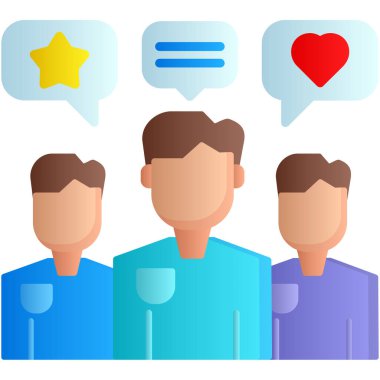 Sosyal ağlar vektör illüstrasyonu