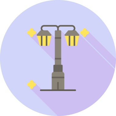 Lamba. Web simgesi basit illüstrasyon