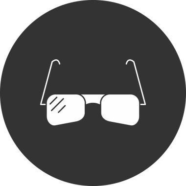 Modern siluet simgesinin vektör çizimi