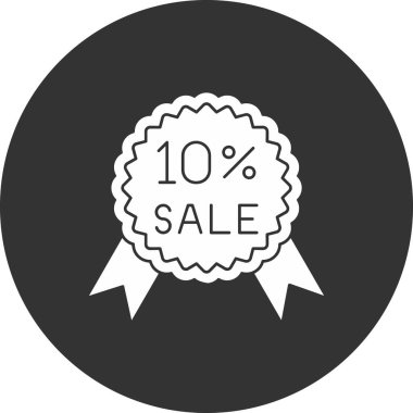 satış etiketi vektör simgesi