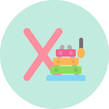 Fırça simgesi vektör illüstrasyonu