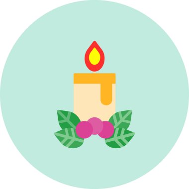 mum ağ ikonu vektör illüstrasyonu