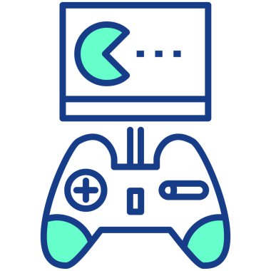 Oyun kontrolörü. Basit resimleme