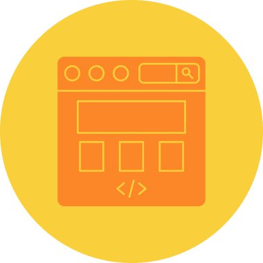 seo modern simgesinin vektör illüstrasyonu