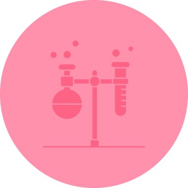 Test tüpü. Web simgesi basit illüstrasyon