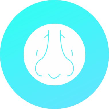 Bir yüzün vektör illüstrasyonu