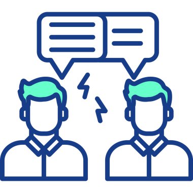 sohbet web simgesi basit tasarımı