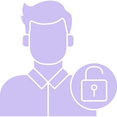 Avatar adam simgesini ana hat biçiminde kilitle