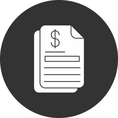 belge simgesi vektör illüstrasyonu