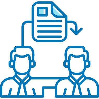 Çağrı merkezi müşteri servis simgesi ana hatlar biçiminde