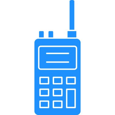 kie talkie simgesi vektör düz illüstrasyon