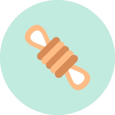 Kemik. Web simgesi basit illüstrasyon