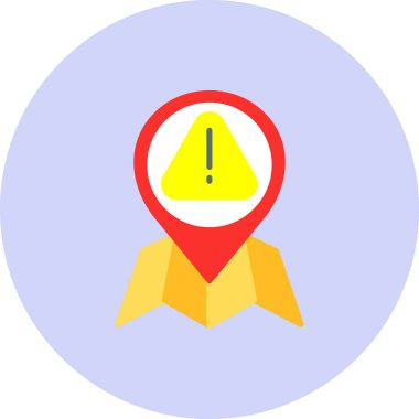 Harita işaretleme vektör simgesi. konum simgesi. işaretleyici