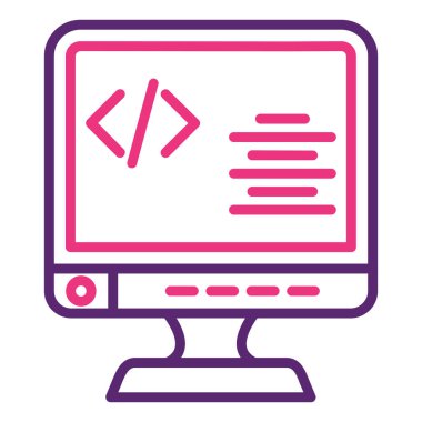 Web tasarım ikonu vektör illüstrasyonu