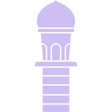 Arap İslam feneri ikonu, ramazan kareem kutlaması