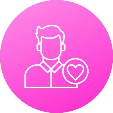 İnsan simgesinin vektör illüstrasyonu