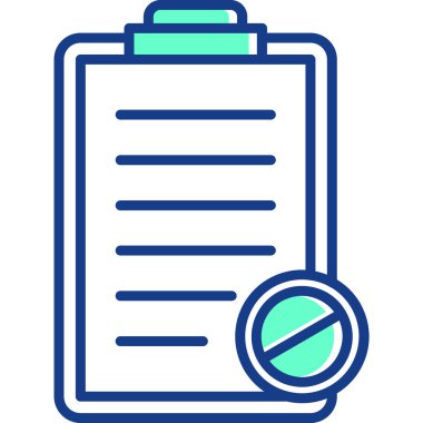 Belge. Web simgesi basit illüstrasyon