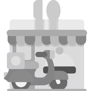 Gıda simgesinin vektör illüstrasyonu