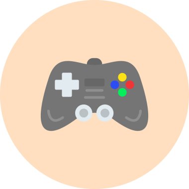 Düz biçimli denetleyici oyun konsolu simgesi