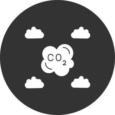 co-2 karbondioksit simgesi