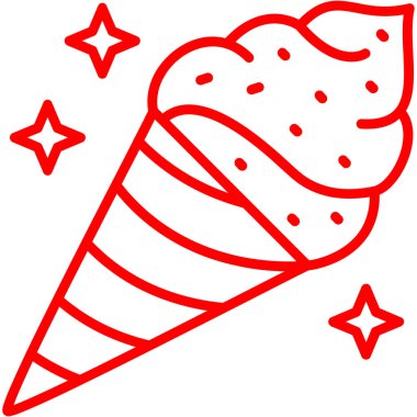 Elle çizilmiş dondurma - dondurma çizimi