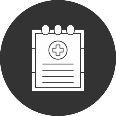 tıbbi simge soyut arkaplanda izole edildi