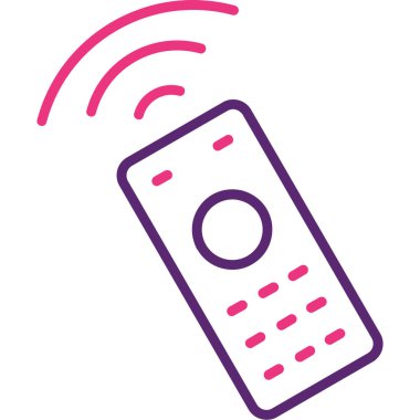 Uzaktan denetimin vektör illüstrasyonu