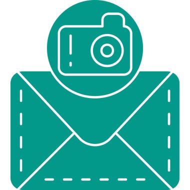 Kamera. Web simgesi basit illüstrasyon