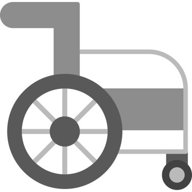 Engelli tekerlekli sandalye kutsal kişilerin resmi, vektör çizim