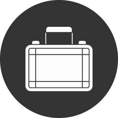 evrak çantası ikonu vektör illüstrasyonu