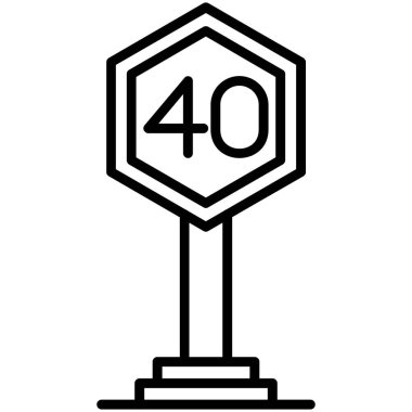 45 derece simge, özet biçimi