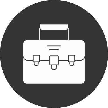 evrak çantası ikonu vektör illüstrasyonu