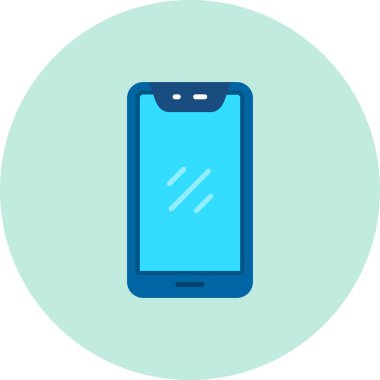 Akıllı telefon. Web simgesi basit tasarım