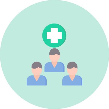 Bir hemşirenin vektör çizimi