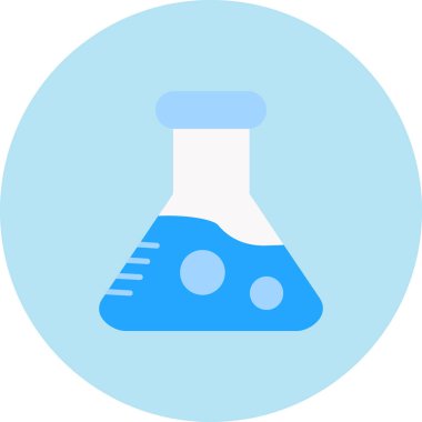 Laboratuvar matara vektör simgesi