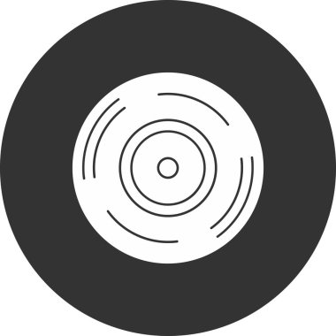 Vinil plak simge vektör
