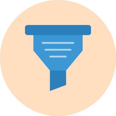 Mavi ve sarı renkli bir ikonun vektör çizimi