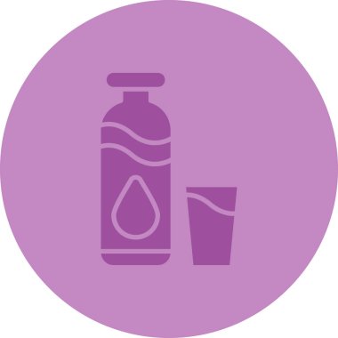 şişe simgesi vektör illüstrasyonu