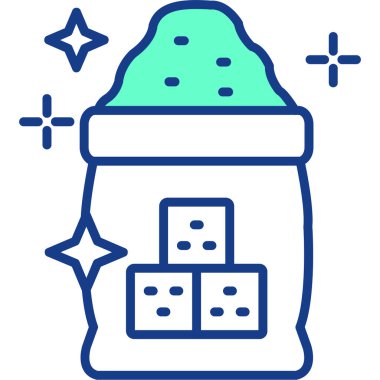 Dondurma. Web simgesi basit illüstrasyon