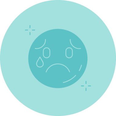 Emoji. Web simgesi vektör illüstrasyonu